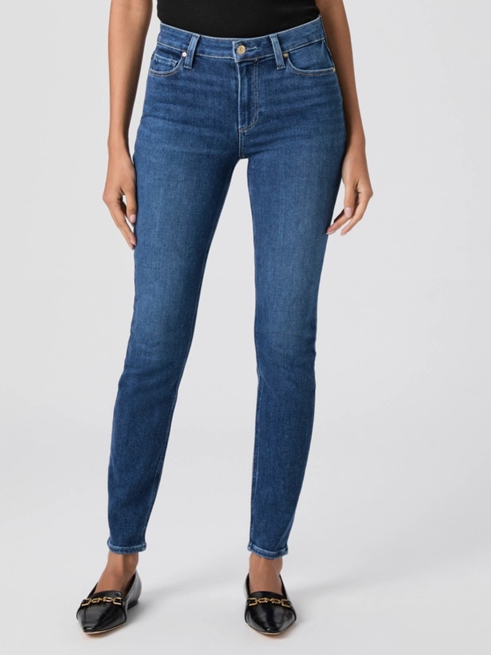 LAST CHANCE PAIGE Hoxton Ultra Skinny Jean in Aerial